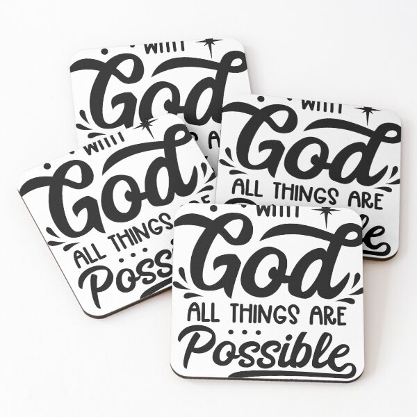 Item preview, With God, All Thing are Possible designed and sold by HeartworkLeslie.