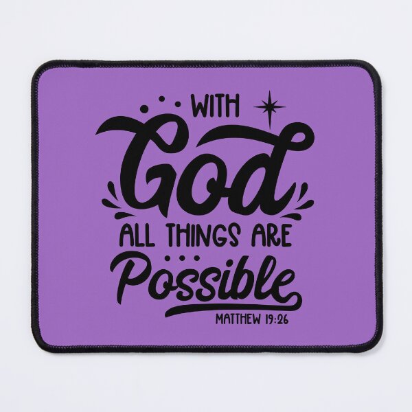 Item preview, With God, All Thing are Possible designed and sold by HeartworkLeslie.