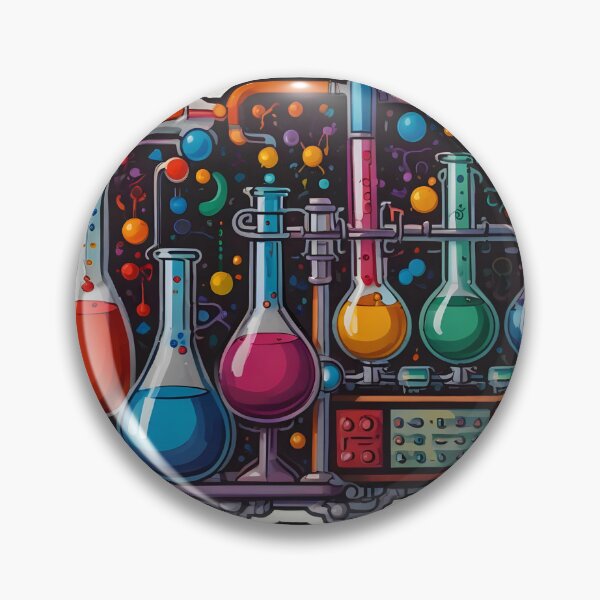 Item preview, Abstract Chemistry Lab Art: A Fusion of Science and Creativity in Vivid Colors designed and sold by Molecularmerch.