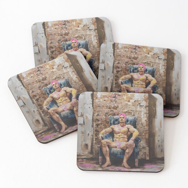 Item preview, Urban Throne: Regal Masculinity Amidst Ruins - GayDoodles Art designed and sold by GayDoodles.
