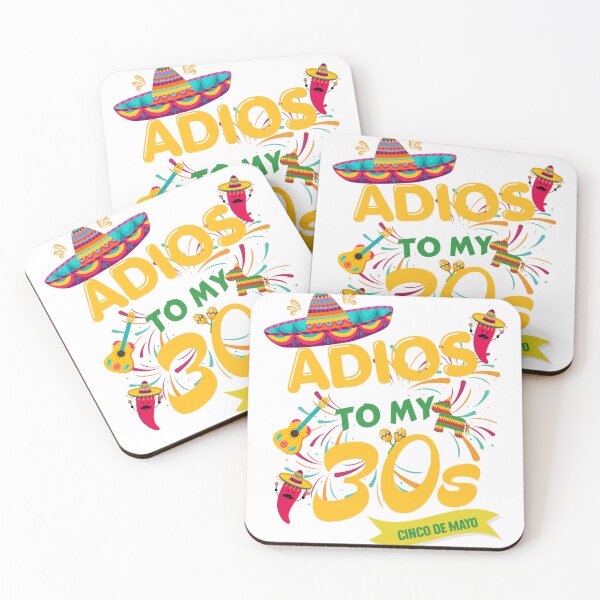 Item preview, Adios To My 30s 40th Birthday Gift Cinco De Mayo Party  designed and sold by CREATIVEHAILART.