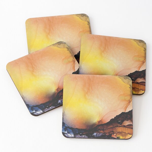 Item preview, Abstract Landscape in Alcohol Inks designed and sold by Krista Robertson.