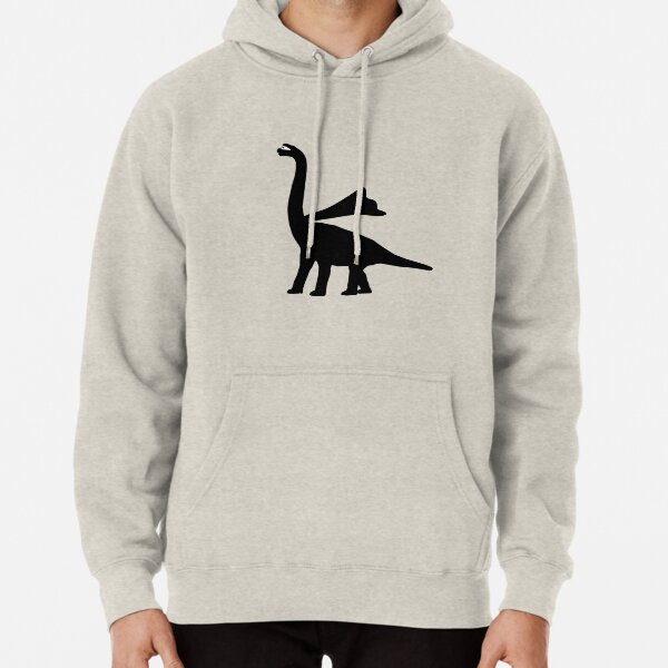 Superhero Comic Book Dinosaur Pullover Hoodie