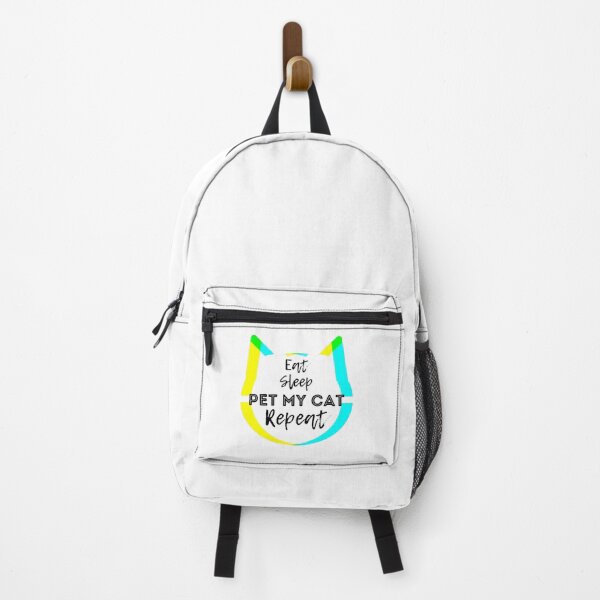 Item preview, Eat Sleep Pet my cat Repeat - funny gifts for cat lovers designed and sold by alczar.
