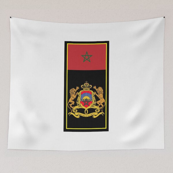 Item preview, Morocco Flag & Coat of arms designed and sold by adamst555.