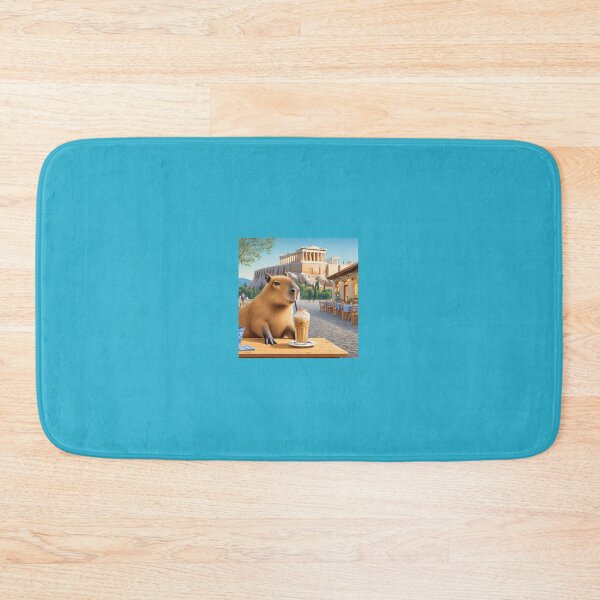 Item preview, Capybara near the Acropolis designed and sold by Gothicrelics.