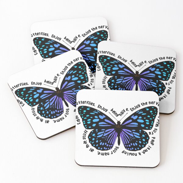 Item preview, Enjoy the butterflies quote design Daniel Ricciardo F1 designed and sold by AnnesCreatives.