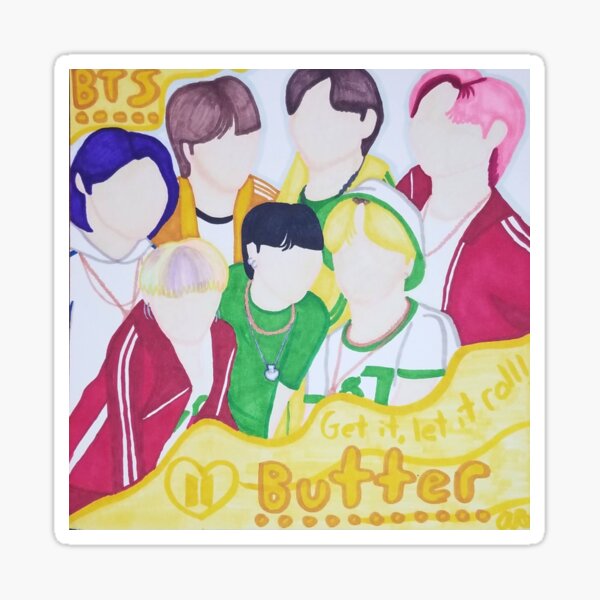 Artikel-Vorschau von BTS Butter, designt und verkauft von Sunshinenoteart.