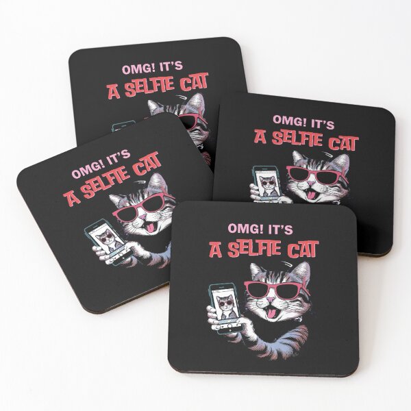 Item preview, Selfie Funny Cat Sunglasses designed and sold by YenViolet.