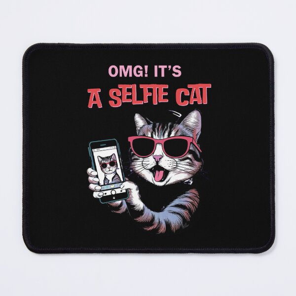 Item preview, Selfie Funny Cat Sunglasses designed and sold by YenViolet.