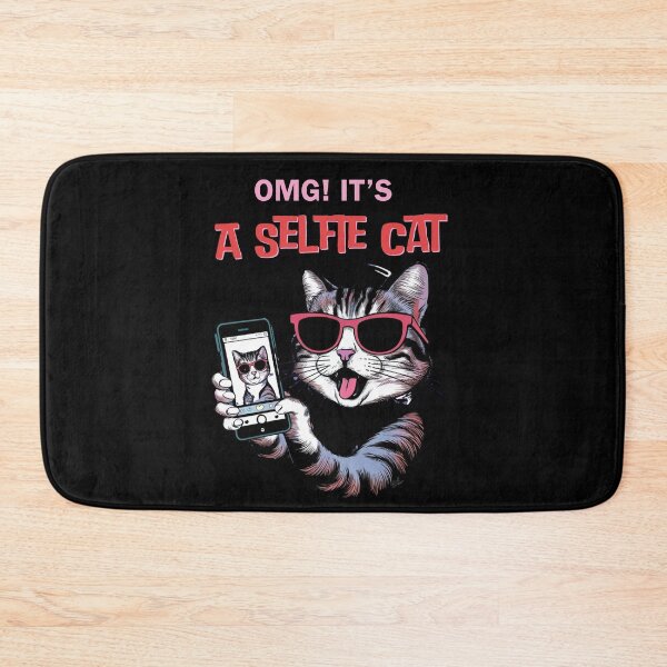 Item preview, Selfie Funny Cat Sunglasses  designed and sold by YenViolet.
