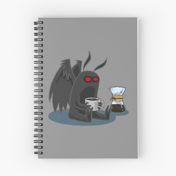 Item preview, Mothman with Coffee designed and sold by Dead Possum Designs.