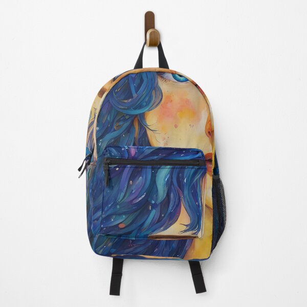 Item preview, Mesmerizing Blue-Haired Mermaid Artwork - Digital Art designed and sold by RayanaArt.