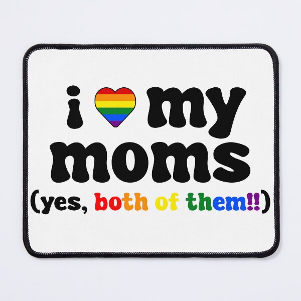 Item preview, I Heart My Moms designed and sold by FunnyGayGuy.