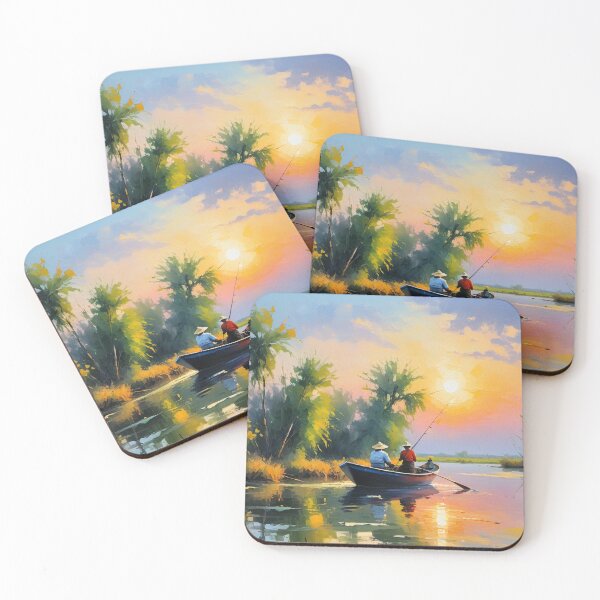 Item preview, Sunset fishing designed and sold by Dream Catcher.