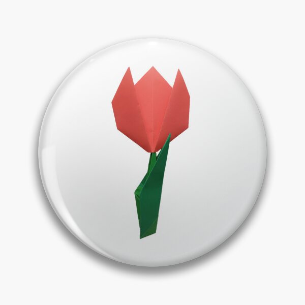 Item preview, pink tulip, tulip town, tulip, spring flower, origami, origami work designed and sold by colorgallery11.