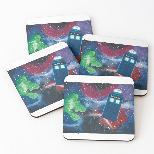 Item preview, Telephone box in the sea of stars designed and sold by jedzia-who-art.