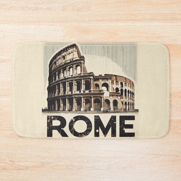 Item preview, Italy Rome coliseum colosseum Travel Retro Poster designed and sold by TomFrontierArt.