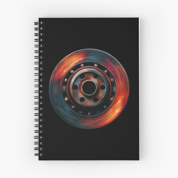 Item preview, Burnt speed clock Overheated brake disc Art designed and sold by DiySystem.
