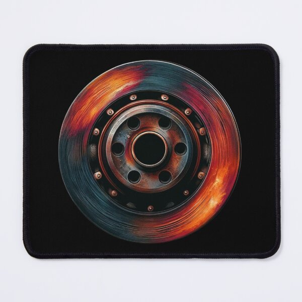 Item preview, Burnt speed clock Overheated brake disc Art designed and sold by DiySystem.