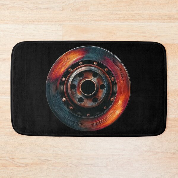Item preview, Burnt speed clock Overheated brake disc Art designed and sold by DiySystem.