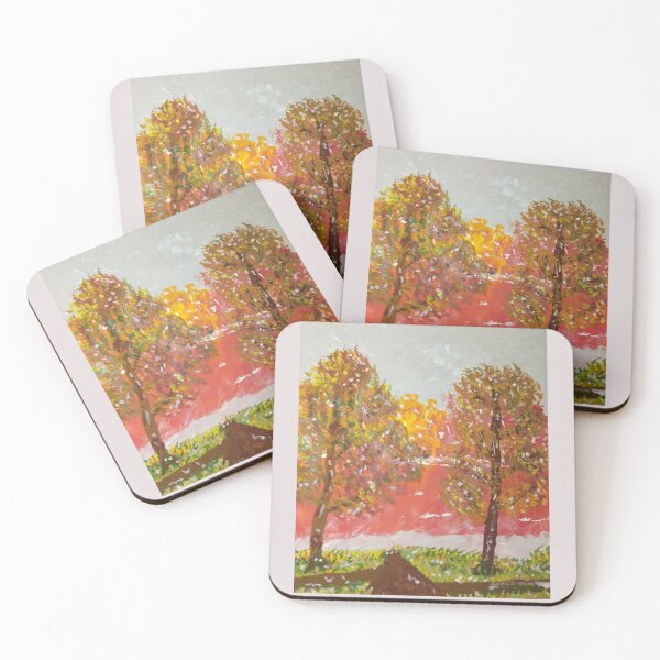 Item preview, Snowy Fall Lake designed and sold by Art by Anita Burkett.