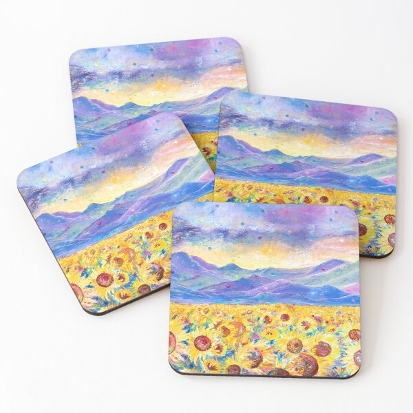 Item preview, Sunflower Fields Near The Pyrenees  designed and sold by Natalia_Shchip.