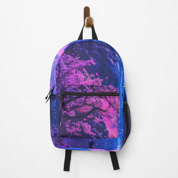 Item preview, Electric Dreams: Serene Neon Nights at the Mountain Lake, Where Reality Meets Fantasy designed and sold by Mullet Monkey.