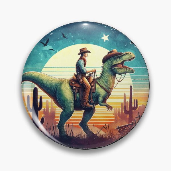Item preview, Wild Cowboy Carter East West Dinosaur designed and sold by Tw1nsAIArt.