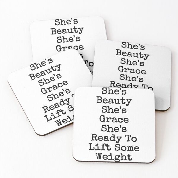 Item preview, She's Beauty She's Grace She's Ready To Lift Some Weight. designed and sold by Suman Singh.