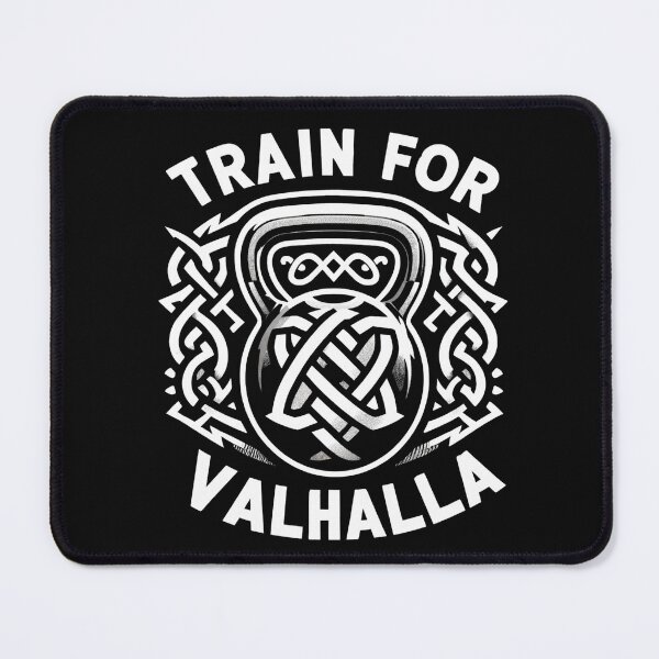 Item preview, Train for Valhalla Kettlebell Varangian Guard Workout Design designed and sold by ZbigArt.