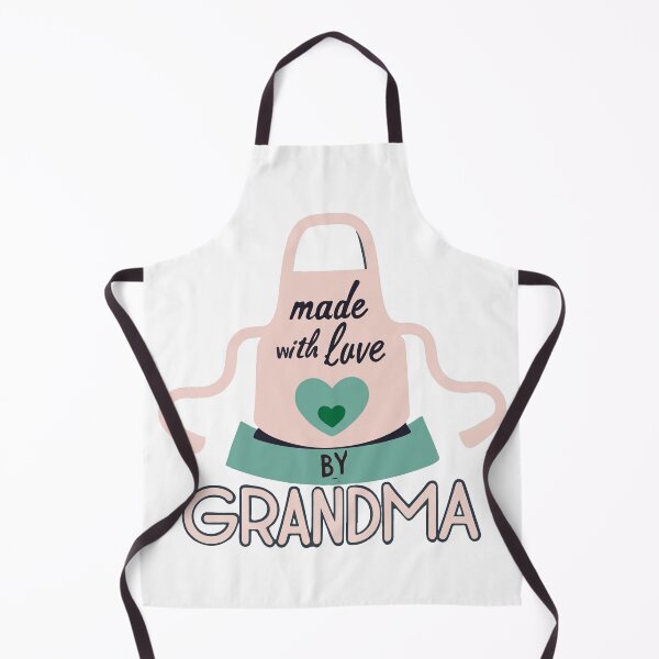Item preview, Made with Love by Grandma - Country Chic Kitchen Apron Heart designed and sold by NiftyWrx.