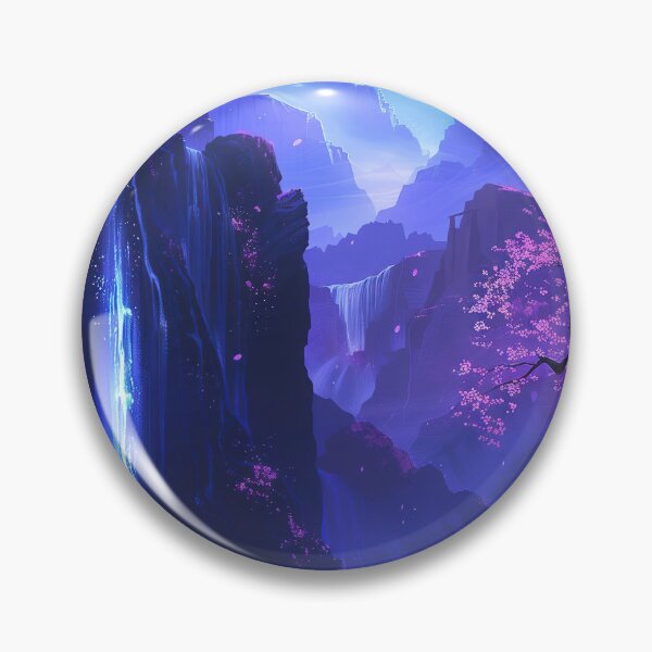 Item preview, Neon Oasis: A Couple's Tranquil Retreat by the Mountain Lake, Bathed in the Radiance of Electric Hues designed and sold by Mullet Monkey.