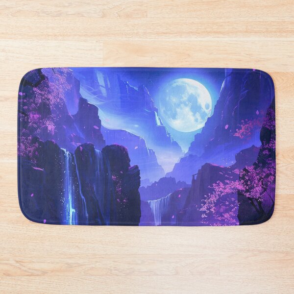 Item preview, Neon Oasis: A Couple's Tranquil Retreat by the Mountain Lake, Bathed in the Radiance of Electric Hues designed and sold by Mullet Monkey.