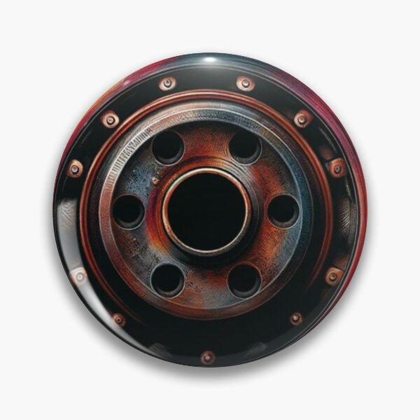 Item preview, Burnt speed clock Overheated brake disc Art designed and sold by DiySystem.
