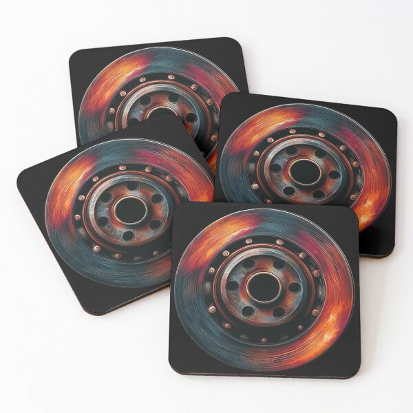 Item preview, Burnt speed clock Overheated brake disc Art designed and sold by DiySystem.