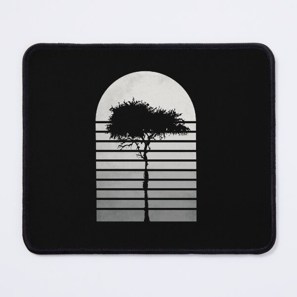 Item preview, Copy of Retro grey distressed logo of tall tree designed and sold by badlydoodled.