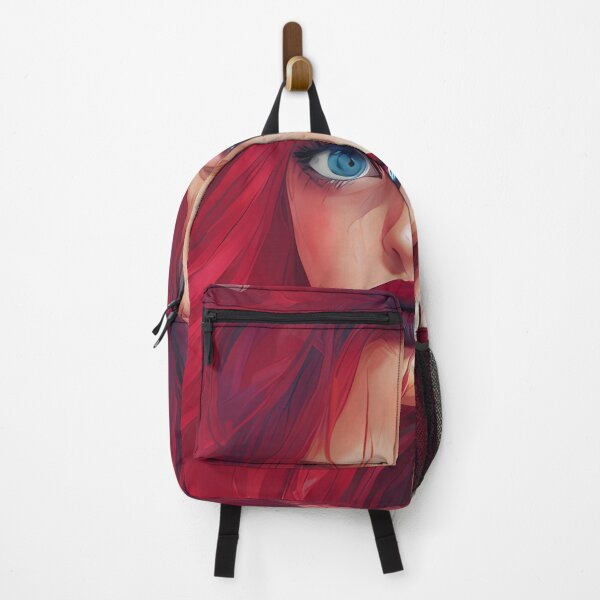 Item preview, Red-Haired Girl with Messy Beautiful Hair - Digital Artwork  designed and sold by RayanaArt.