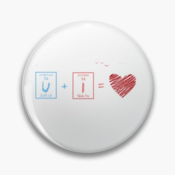 Item preview, You plus I equals love with chemical elements  designed and sold by John Saul.