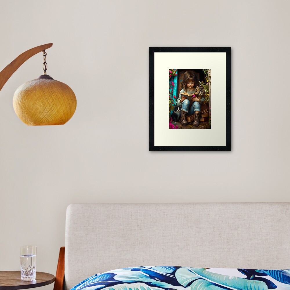 Item preview, Framed Art Print designed and sold by phatpuppyart.