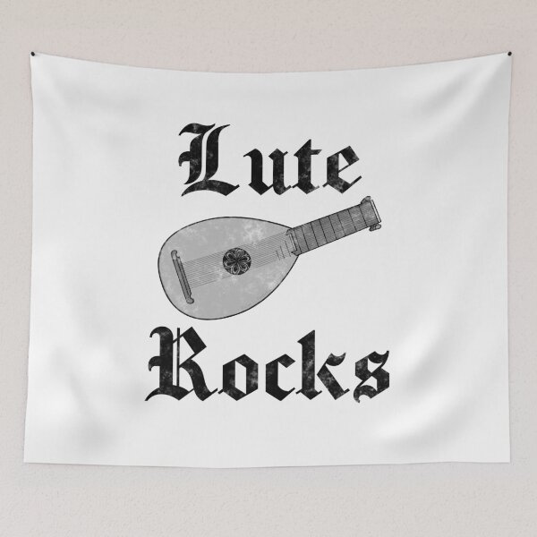 Item preview, Lute Rocks, Lutenist Folk Musician Rock Goth designed and sold by doodlerob.