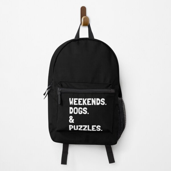 Item preview, Weekends Dogs and Puzzles Funny Gift  designed and sold by Guarddogdrive.