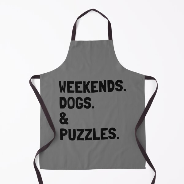 Item preview, Weekends Dogs and Puzzles Funny Gift designed and sold by Guarddogdrive.