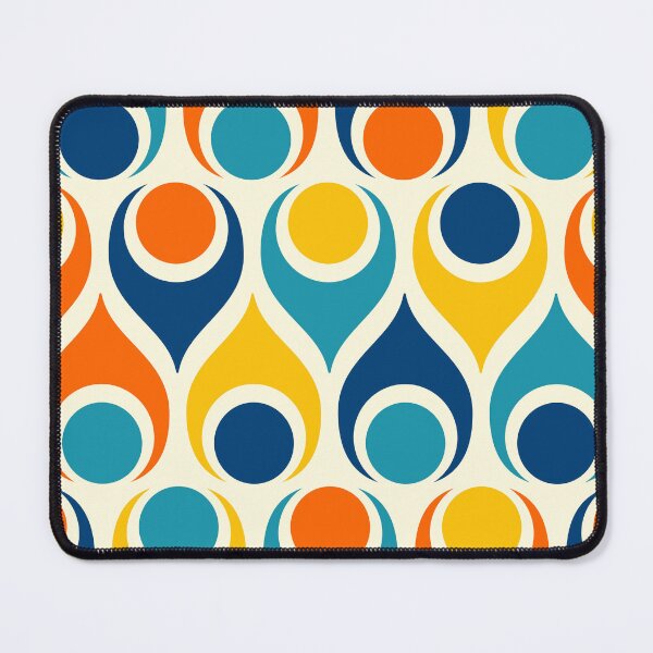 Item preview, Retro Atomic Teardrop Pattern designed and sold by Melissify.