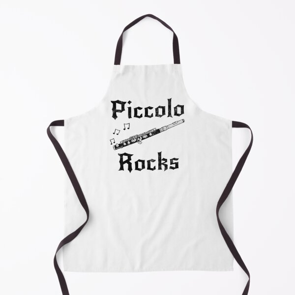 Item preview, Piccolo Rocks, Piccoloist Flutist Goth Heavy Rock Musician designed and sold by doodlerob.