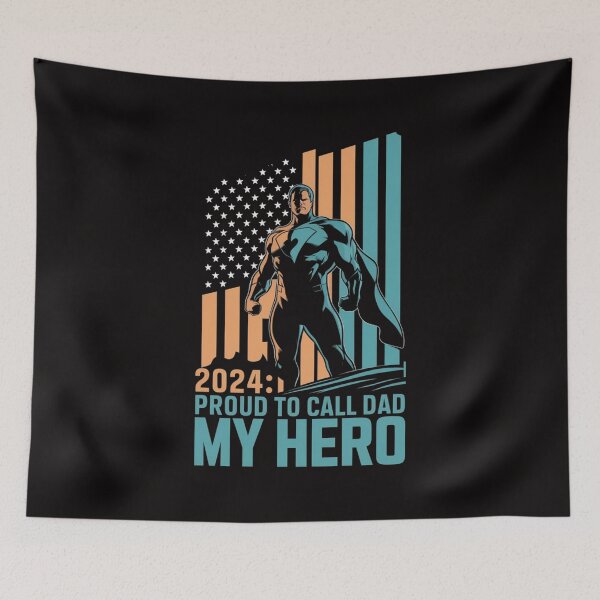 Item preview, 2024: Proud to Call Dad My Hero designed and sold by HOMEDESIGNPRINT.