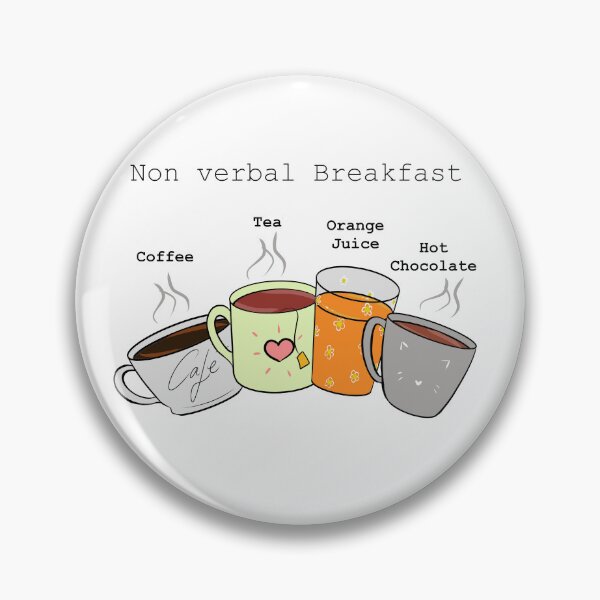 Item preview, Non verbal communication Breakfast designed and sold by Kyospherarts.