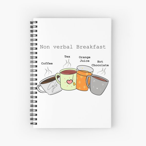 Item preview, Non verbal communication Breakfast designed and sold by Kyospherarts.