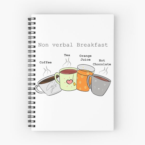 Item preview, Non verbal communication Breakfast designed and sold by Kyospherarts.