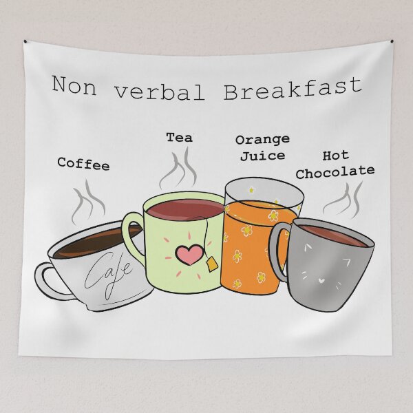 Item preview, Non verbal communication Breakfast designed and sold by Kyospherarts.